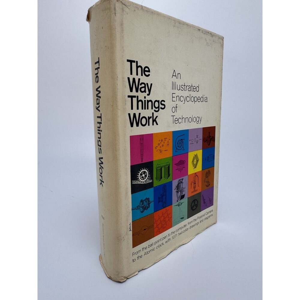 VTG 1967 The Way Things Work: An Illustrated Encyclopedia of Technology HC w/DJ